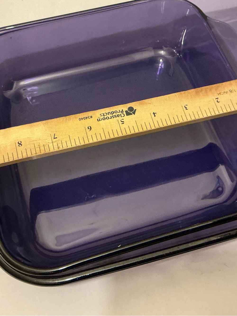 Pyrex Purple Glass Baking Dish Set - 2-Piece Square & Rectangular - Picture 9 of 9